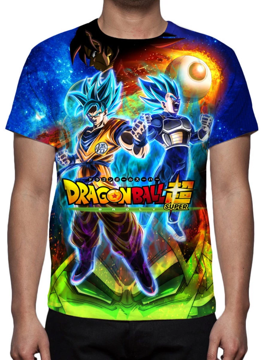 Camiseta Blusa Dragon Ball Super Broly DBS